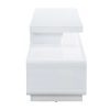 Movel De Tv | Vente-unique Movel Para Tv 2 Gavetas Em Mdf Lacado Branco - Artaban
