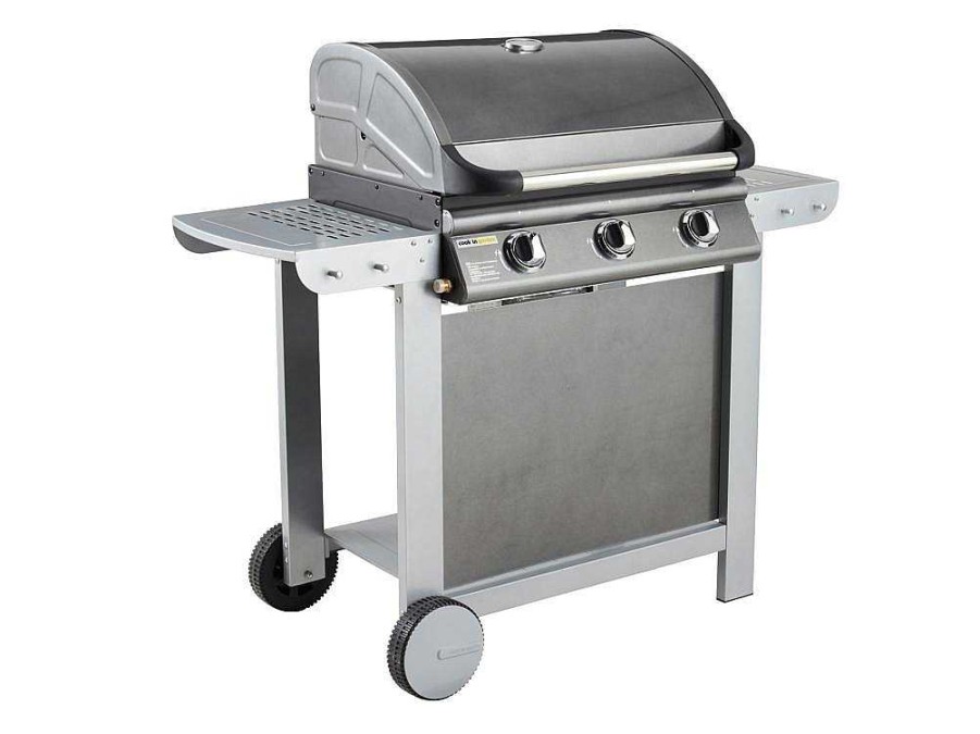 Barbecue, Braseiro De Jardim, Plancha | Cook'in Garden Cook'In Garden - Barbecue A Gas Fiesta 3 - 3 Queimadores Com Termometro 10,5Kw