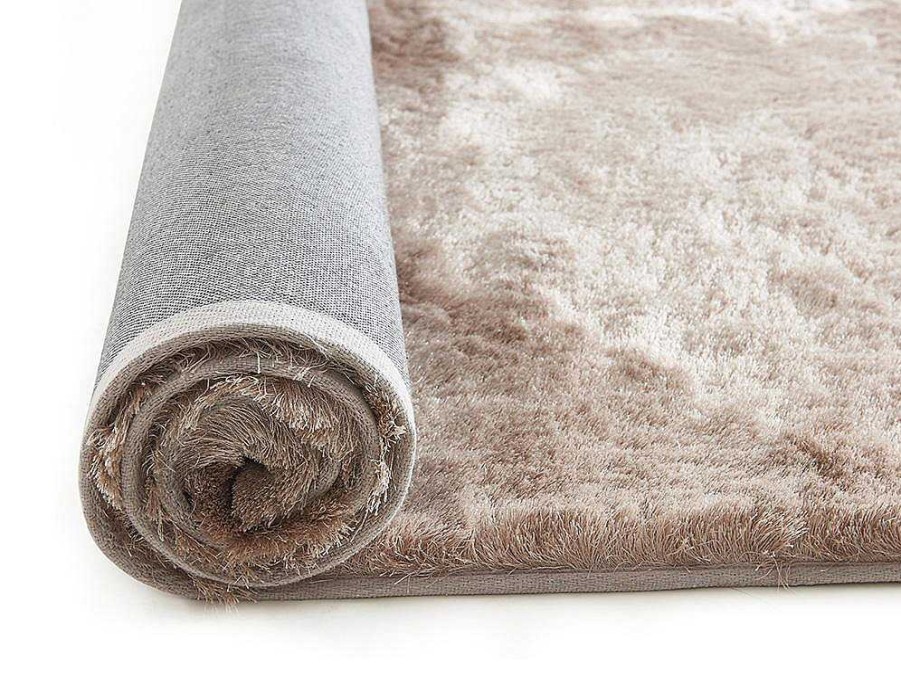 Tapete De Sala | OZAIA Tapete Shaggy Dolce Taupe Reflexo Bege - Poliester 200*290 Cm