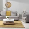 Relogio De Parede | OZAIA Relogio De Parede Contemporaneo De D. 40 Cm Cor Natural - Bossifa