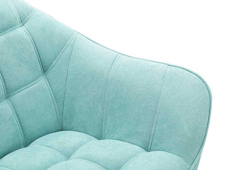 Sofa | Vente-unique Sofa De 2 Lugares Em Tecido Cor Verde-Agua - Caserta