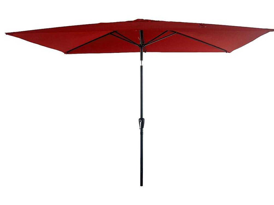 Guarda Sol | Happy Garden Hapuna Guarda-Chuva Reto Retangular 2X3M Vermelho