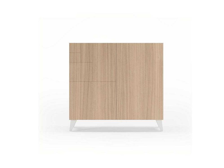 Sapateira | Herdasa Sapateiro/Movel Organizacao - H87Cm X L90Cm X P27Cm Nogueira Clara Pernas Branco - Bergen