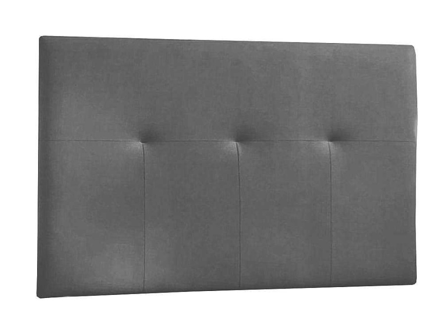 Cabeceira E Ponte De Cama | Venprodin Cabeceira - Couro Sintetico 160X120X4Cm - Cinza