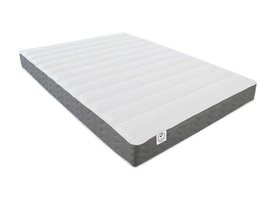 Conjunto Colchao E Sommier | DREAMEA Conjunto Artigos De Cama 140 X 190 Cm Sommier Com Espaco De Arrumacao Branco + Colchao De Espuma Hd - Heaven Da Dreamea