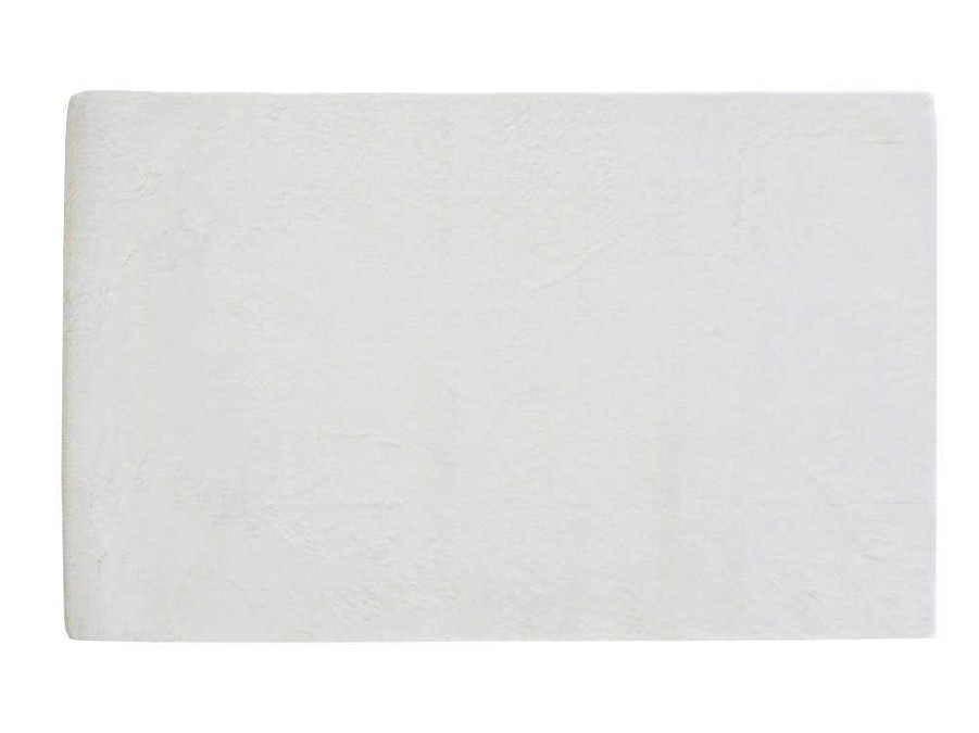 Tapete De Sala | OZAIA Tapete Shaggy De Pelos Compridos Efeito Pele 160X230 Cm Branco-Sujo - Bunny