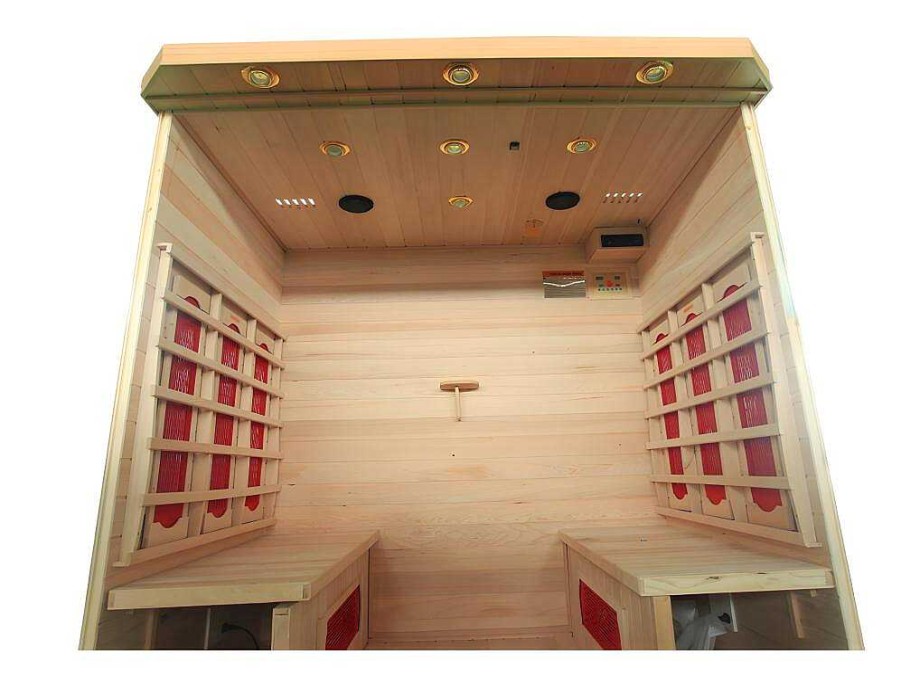 Sauna Infravermelhos | VOGUE SAUNA Sauna De Infravermelhos 4/5 Lugares Gama Prestige Stockholm Ii - C180*P120*A190 Cm