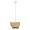 Candeeiro Suspenso | OZAIA Candeeiro Suspenso Em Rafia D30 X A171 Cm Natural - Sarnia