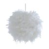 Candeeiro Suspenso | OZAIA Candeeiro De Teto Bola De Plumas Nuage - D. 40 Cm - Branco