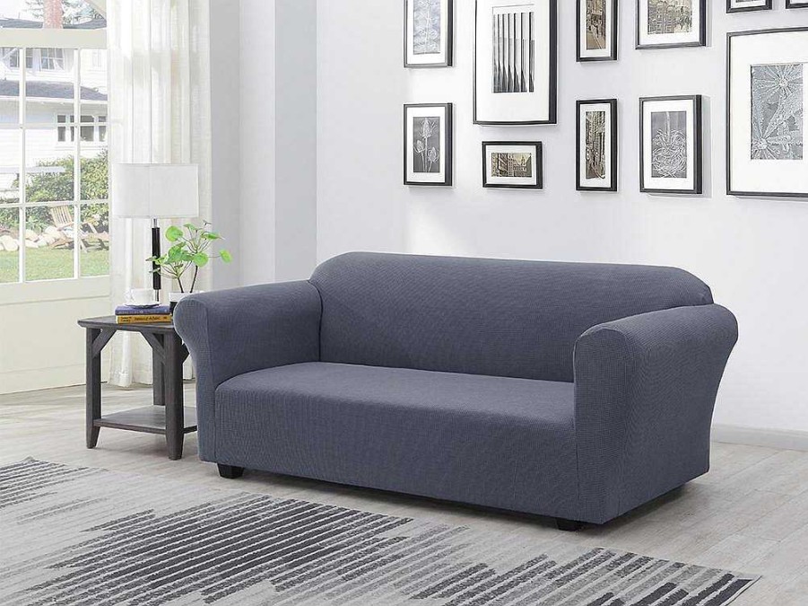 Textil De Casa | OZAIA Capa De Sofa Extensivel De C. 230 Cm Cor Antracite - Naples