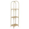 Biblioteca, Vitrina, Estante | Vente-unique Estante Com 3 Prateleiras Em Rotim Cor Natural - Maiori