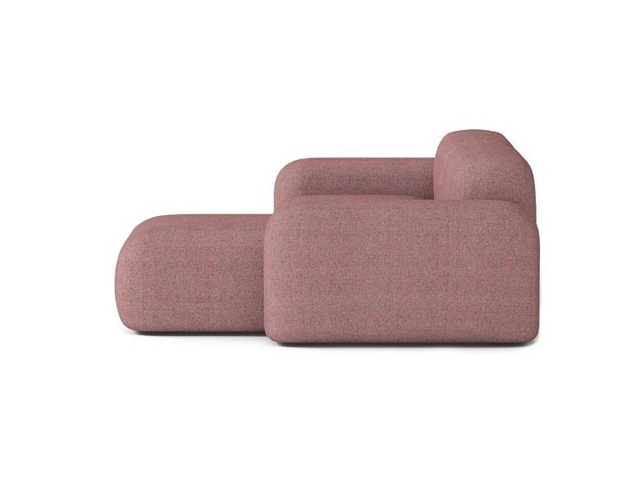 Sofa De Canto | Atio Sofa Max De 3 Lugares Em Tecido Vermelho