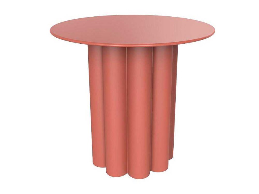 Mesa De Apoio | Vente-unique Mesa De Apoio Metal Cor Terracota - Gavopi