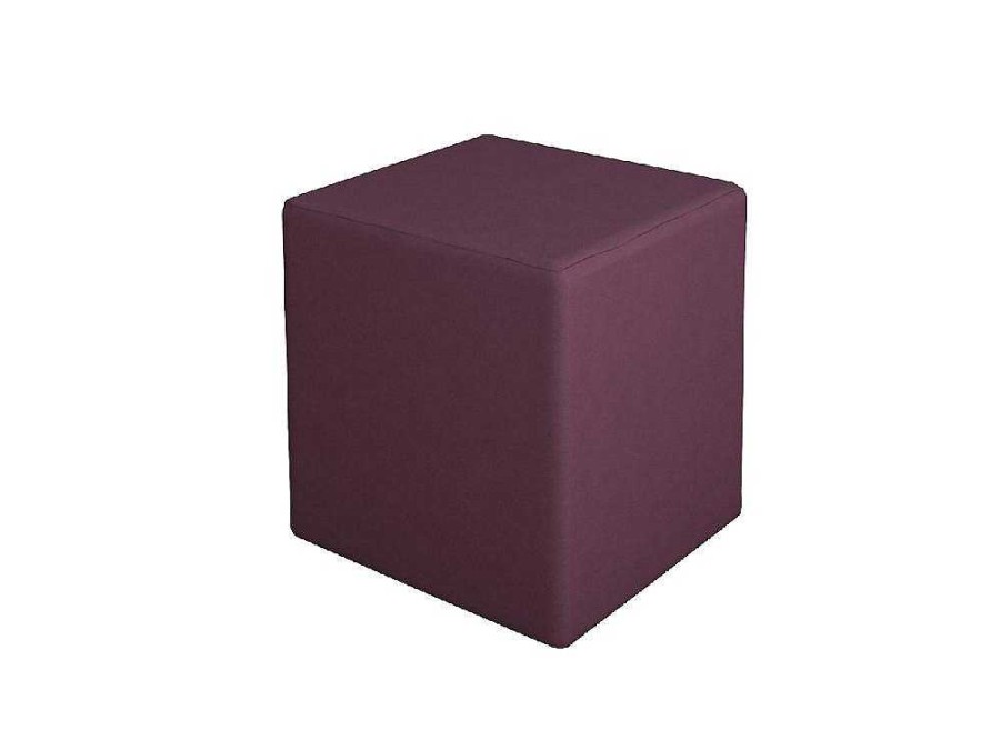 Puff | EPIKASA Pouf Milena, Ameixa, 34X34X37 Cm, Epikasa