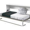 Cama Rebativel | Venprodin Cama Dobravel 90X190Cm - Branco-Cappuccino