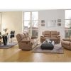 Sofa De Relaxamento Manual | Vente-unique Sofa De 2 Lugares Relax Em Microfibra Cinzento - Hernani