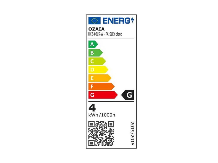 Candeeiro De Parede | OZAIA Aplique Led Aluminio D. 10 Cm X A. 10 Cm Branco - Paisley