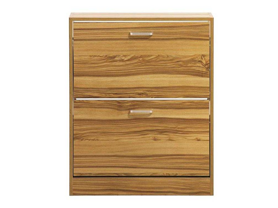 Movel De Cozinha | Vente-unique Wehome - Sapateira De Entrada 2 Portas 63X80 Cm Em Madeira Natural