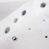 Banheira De Hidromassagem | Shower & Design Banheira De Hidromassagem De Canto Vidrada Ethra - Para 1 Pessoa - 150 X 150 X A57 Cm - Branca