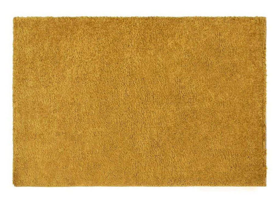 Promocoes Decoracao | OZAIA Tapete Felpudo De Pelos Compridos 200 X 300 Cm Amarelo Mostarda - Milinio