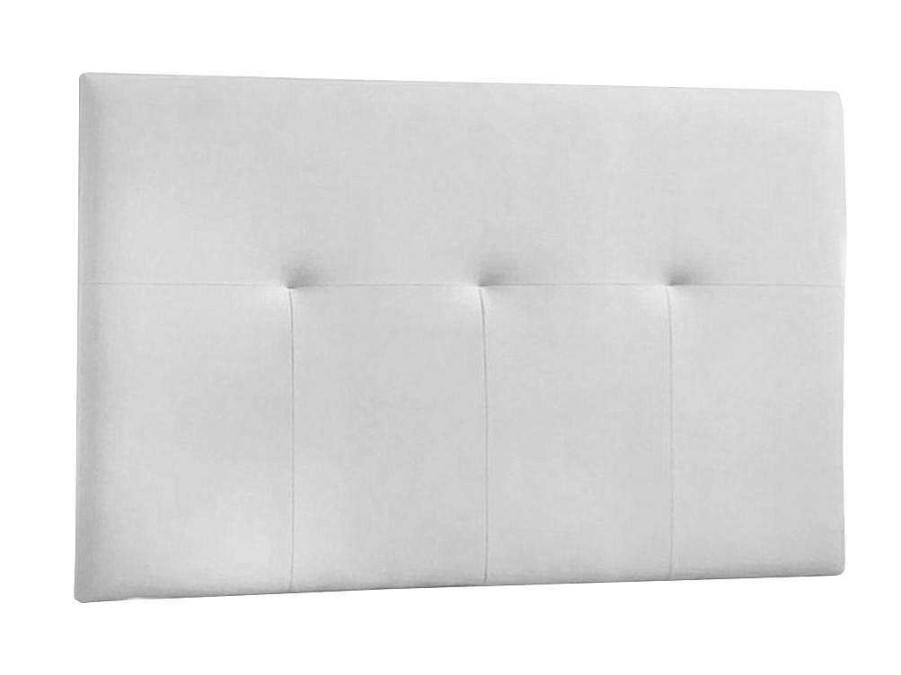 Cabeceira E Ponte De Cama | Venprodin Cabeceira - Couro Sintetico 160X120X4Cm - Branco