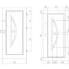 Porta De Entrada | Vente-unique Porta De Entrada Em Aco Envidracado Com Inox A207 X L100 Cm Branco, Abertura Para A Esquerda - Covas