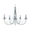 Lustre | TOSEL Lustre Tosel Cote D'Ivoire Lampada Decorativa Braco Cinza D60 X H80 Cm