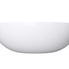 Lavatorio | Shower & Design Lavatorio De Casa De Banho Redondo Em Solid Surface De 40 Cm Cor Branco - Imja