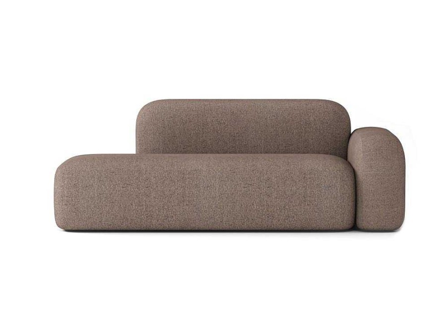 Sofa Em Tecido | Atio Sofa Max De 2/3 Lugares Em Tecido Castanho