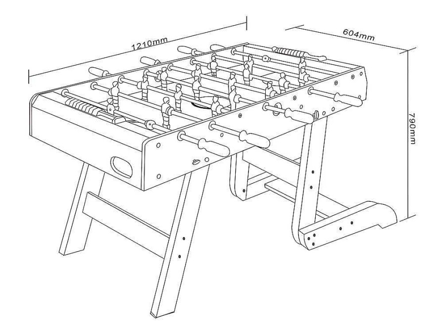 Jogo De Interior | Vente-unique Matraquilhos Dobraveis Cor Natural Claro Em Mdf De C121 X L61 X A79 Cm - Horton