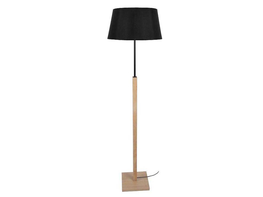 Candeeiro De Pe | TOSEL Candeeiro De Pe Tosel Thor B Tecido Certo Verde D40 X H162 Cm