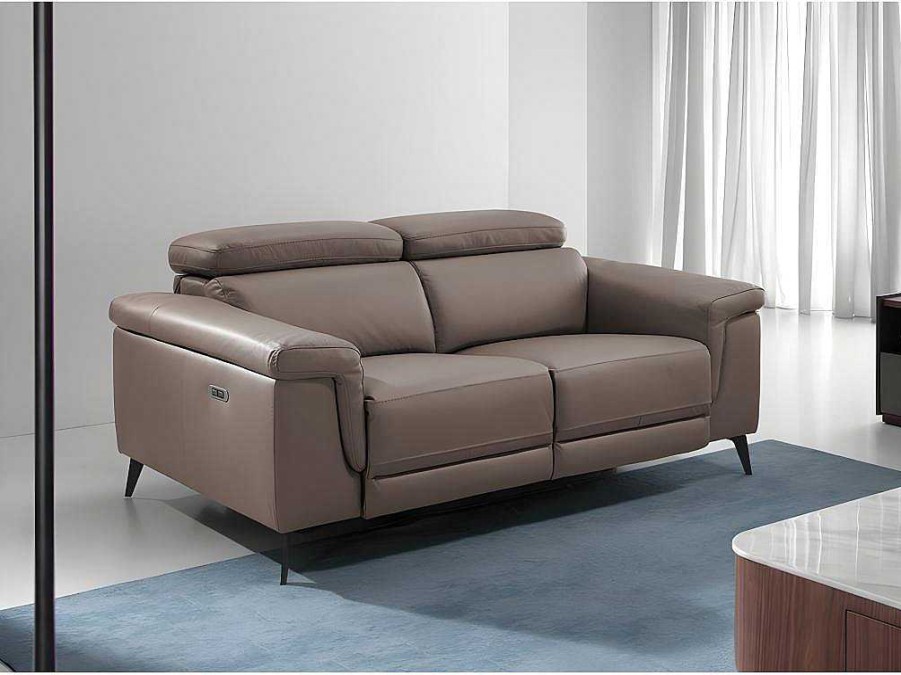 Sofa De 2 Lugares | Angel Cerda Sofa De Couro De Vaca De 2 Assentos 6106