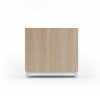 Sapateira | Herdasa Sapateiro/Movel Organizacao - H90Cm X L90Cm X P27Cm Nogueira Clara Pernas Branco - Copenhague