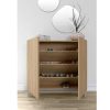 Sapateira | Herdasa Sapateiro/Movel Organizacao - H90Cm X L90Cm X P27Cm Carvalho Dourado Pernas Bege - Copenhague