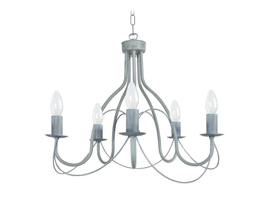 Lustre | TOSEL Lustre Tosel Provencale Lampada Decorativa Braco Palido D64 X H80 Cm