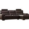 Promocoes Sofas & Poltronas | LINEA SOFA Sofa De Canto Em Pele Castanho - Canto Direito - Metropolitan Ii