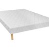 Sommier | Ysmée Estrado Deco Estofado Panacea Da Dreamea - Branco - 140X190 Cm