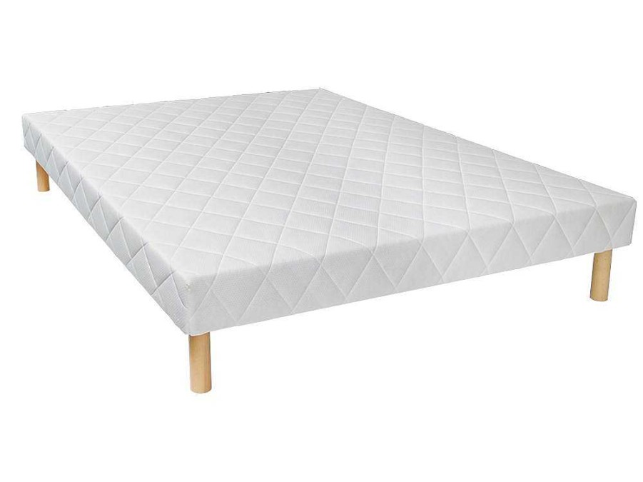 Sommier | Ysmée Estrado Deco Estofado Panacea Da Dreamea - Branco - 140X190 Cm