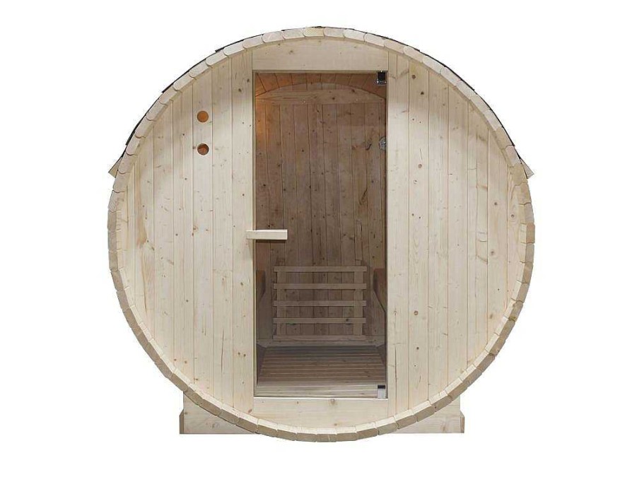 Sauna De Exterior | VOGUE SAUNA Sauna De Exterior 4 Lugares Com Salamandra De 6 Kw C185 X L180 X A190 Cm - Isokyro