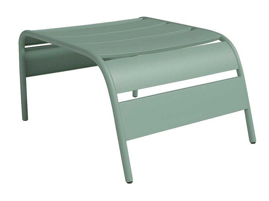 Conjunto Relax De Jardim | MYLIA Repose Pied En Metal Vert Amande - Mirmande