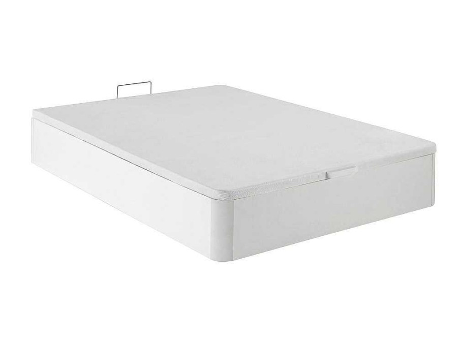 Conjunto Colchao E Sommier | DREAMEA Conjunto Artigos De Cama 160 X 200 Cm Sommier Com Espaco De Arrumacao Branco + Colchao De Espuma Hd - Heaven Da Dreamea