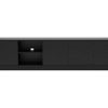 Movel De Tv | Vente-unique Movel De Tv Suspenso Com 4 Portas E 2 Nichos Em Mdf Preto - Redonia
