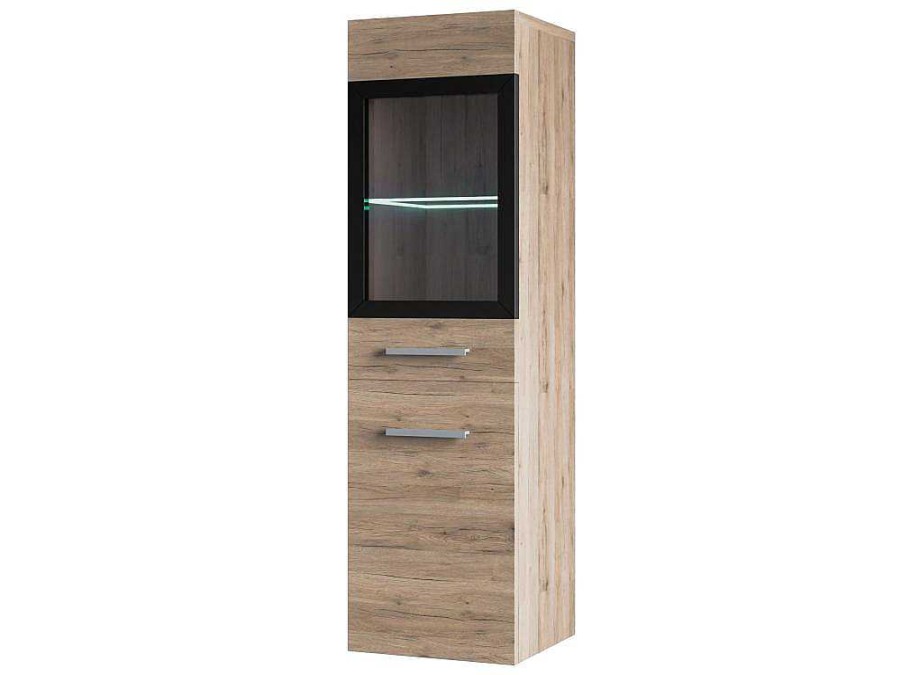 Coluna De Casa De Banho | Vente-unique Coluna De Casa De Banho Com Leds Cor Natural Clara C30 X L30 X A109 Cm - Laurine