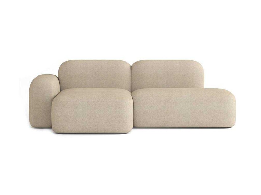 Sofa De 4 Lugares | Atio Sofa Max De 3 Lugares Em Tecido Bege