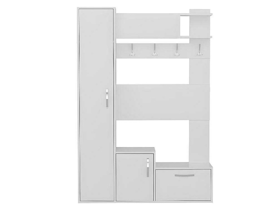 Promocoes Sala | Homemania Armario De Entrada Seina, Branco, 125X35X184 Cm, Epikasa