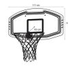 Jogo De Exterior | Vente-unique Cesto De Basquetebol De Parede Branco L111 X A77 Cm - Bemidji