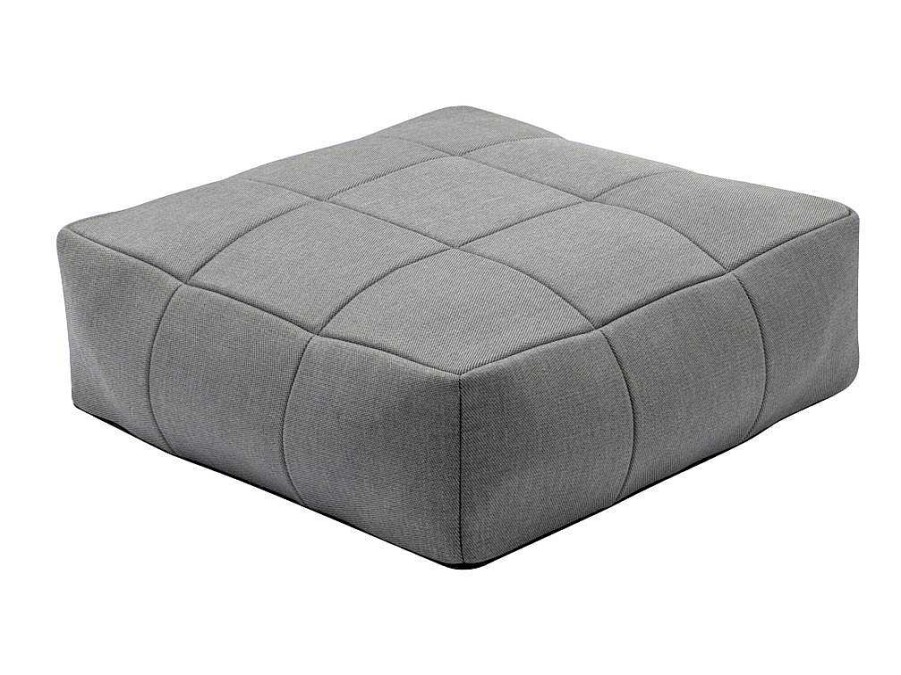 Conjunto Relax De Jardim | MYLIA Conjunto De Lazer De Jardim Modular 5 Lugares Em Tecido, 3 Cadeiroes, 1 Sofa De Canto, 1 Pufe E Uma Mesa De Centro Antracite - Livai De Mylia