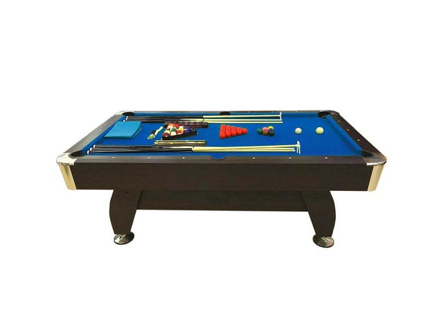 Jogo De Interior | ELITESHOPPING Mesa De Bilhar De 7 Pes Completa Com Acessorios Iron Blue