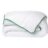 Edredao | DREAMEA Edredao Temperado Tratamento Antiacaros Natural Da Dreamea Em Microfibra 240X260 Cm, 300 G/M , Vies Verde - Azylia Ii