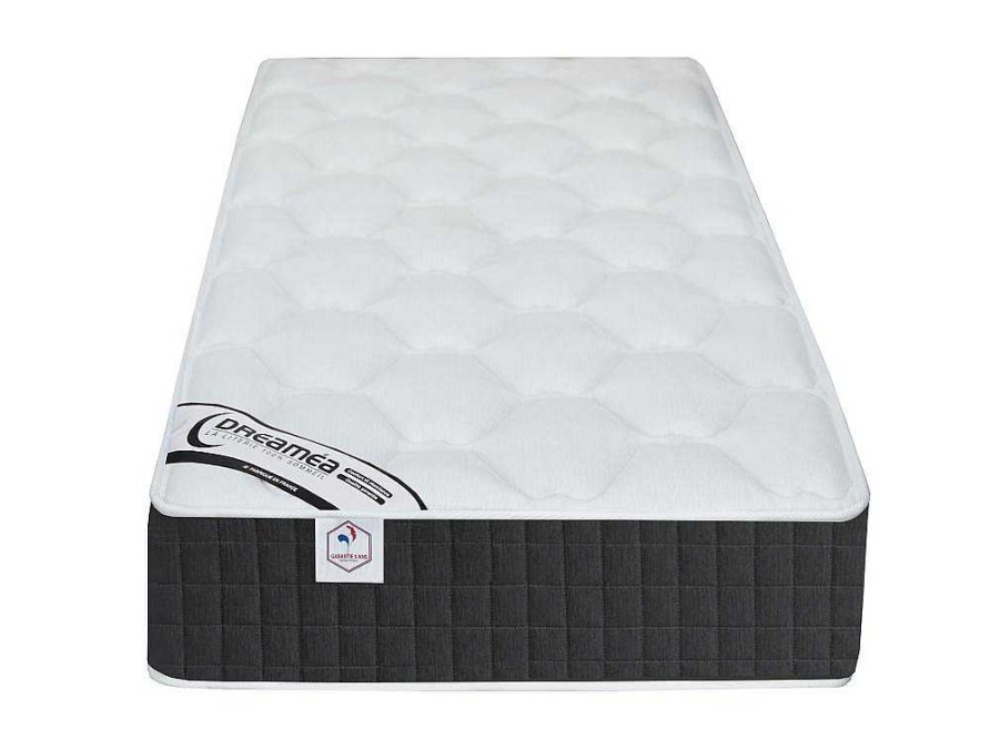 Cama Articulada | DREAMEA Cama Eletrica Articulada Terminais E Colchao De Molas Ensacadas E Memoria De Forma - Motores Okin - Branco - 2X80X200 Cm - Phanes Da Dreamea